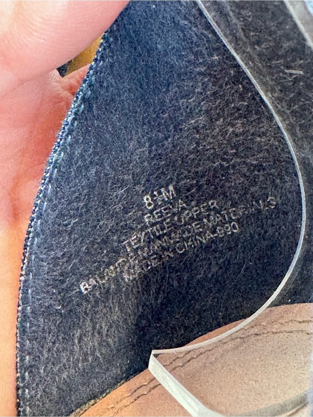 Amelia Grace jean denim wedge sandals size 8.5 - Picture 9 of 12